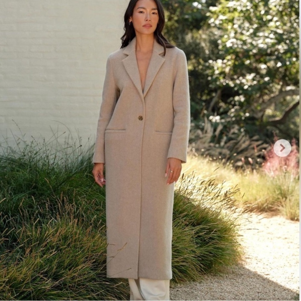 Jenni Kayne Carlyle Coat in Oatmeal
Size M